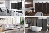 Costway 3-Panel Folding Room ... | Groupon Goods Rollaway privacy panel furniture system