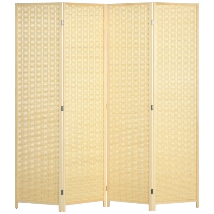 Costway 3-Panel Room Divider Foldable Privacy Screen Home Office Black ...