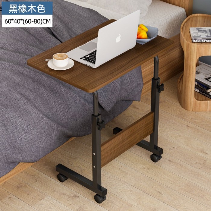 Retractable laptop desk furniture