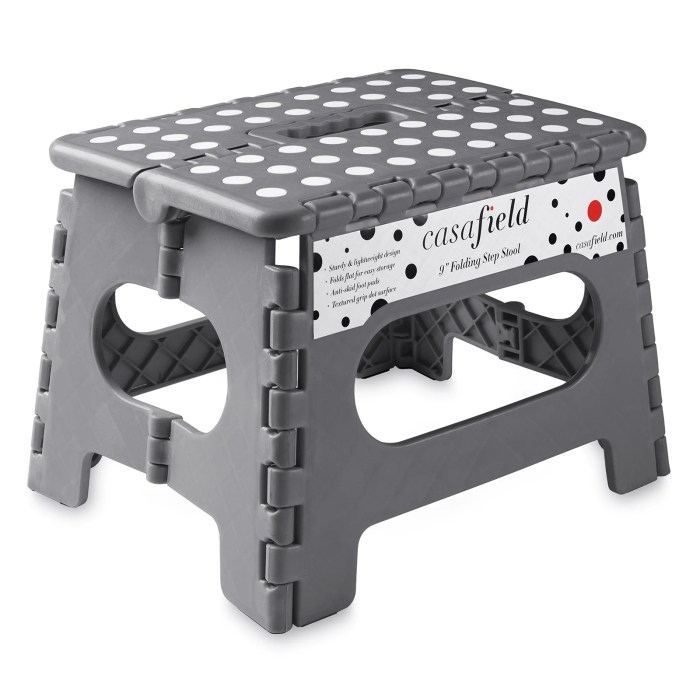 Folding stepping stool chair furniture